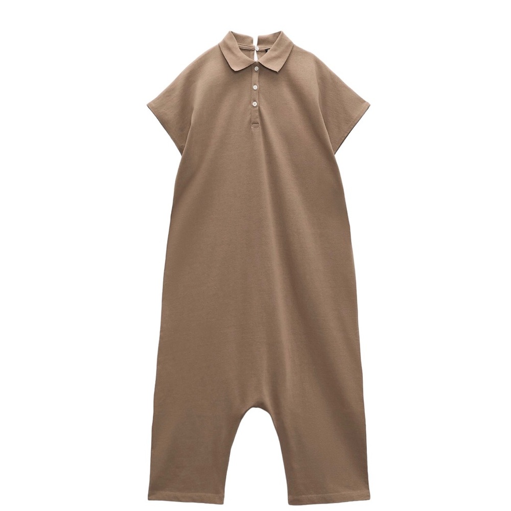 Zara Baggy Cotton Jumpsuit